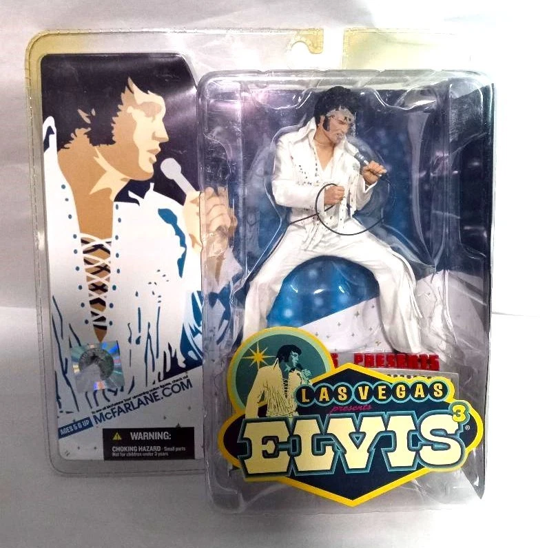 ELVIS: КОМПЛЕКТ ИЗ 6 - ЛАНЧ-БОКС, ФИГУРКА MCFARLANE, СТЕКЛО, КАРТЫ, МОНЕТЫ, ВЫБЕРИТЕ НОВЫЙ - Изображение 2 из 4