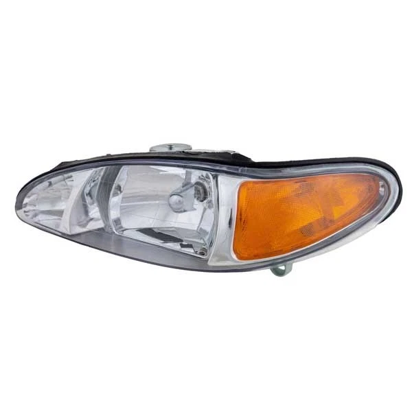 For 1997-1999 Tracer Front Left Headlight Amber & Clear Plastic XS4Z 13008 BA V - Imagem 2 de 4