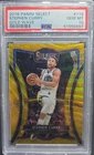 2019 Panini Select Premier Level Stephen Curry Gold Wave 💎 10