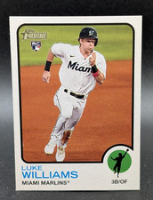 2022 Topps Heritage High Number #548 Luke Williams RC Miami Marlins