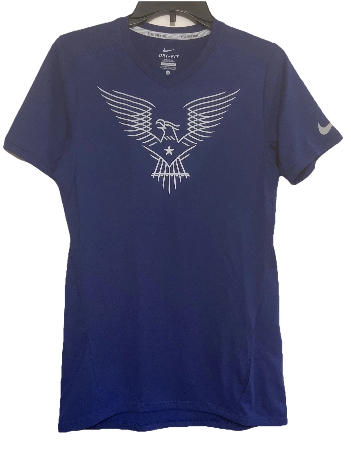 NIKE PRO ELITE USA OLYMPIC SPONSORED TRACK & FIELD SHIRT Sz XS [812119-443] NWT