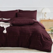 Duvet Cover Queen,3 Pieces Boho Tufted Duvet Cover Set, Soft and Lightweight ...