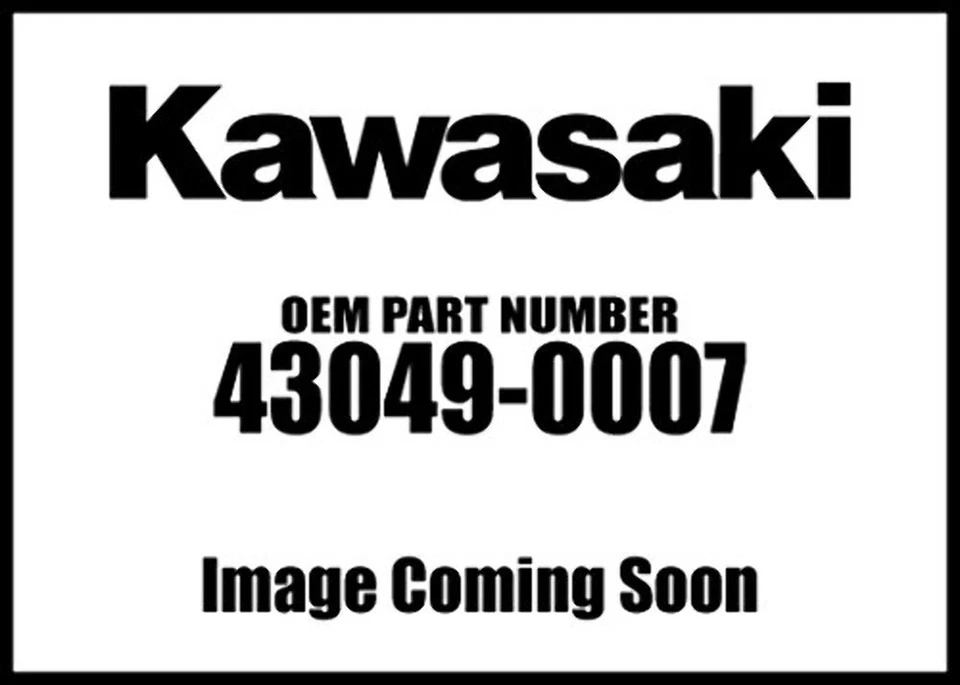 KAWASAKI 2006-2023 Z900 Ninja ZX-14 ZX-6R OEM Front Brake Packing 43049-0007 - Image 3 of 3