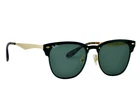 Ray-Ban RB3576N Blaze Clubmaster Gold Frame Green Classic Lenses 47mm Unisex