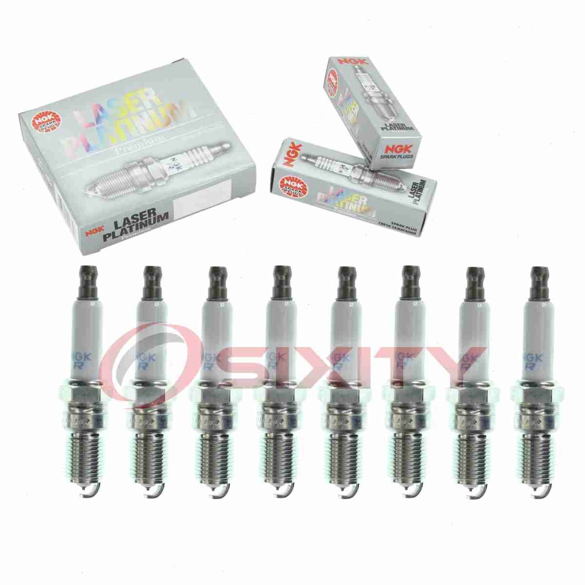 8 pc NGK Laser Platinum Spark Plugs for 1998-2002 Chevrolet Express 3500 yb