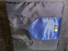 Case Logic CD DVD Disc Binder Black Zippered w/ white sheets 168-Disc Capacity