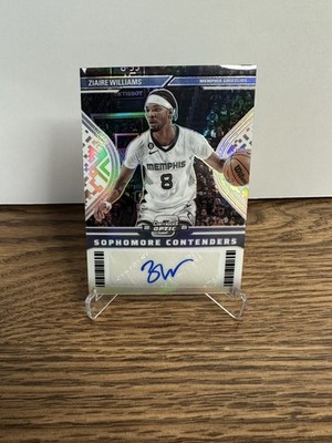2022-23 Panini Contenders Optic Ziaire Williams #SCA-ZWL Sophomore Auto #087/125