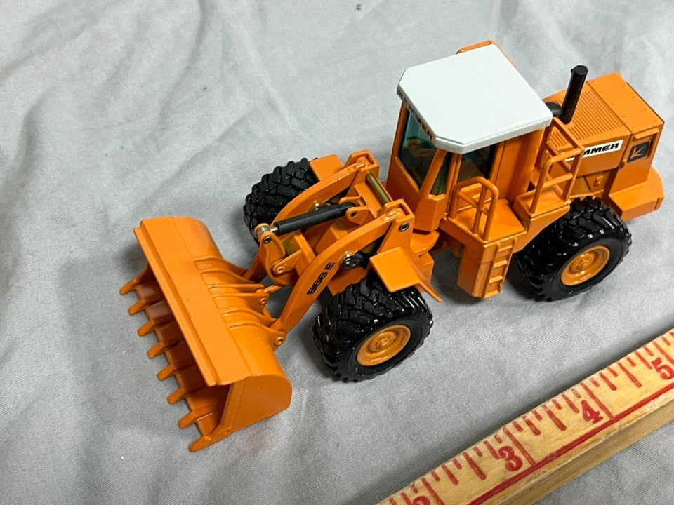Caterpillar CAT 966E Wheel Loader "KEMMER" 1:50 NZG #237 - MIB Orange Paint 966 - Image 2 of 4