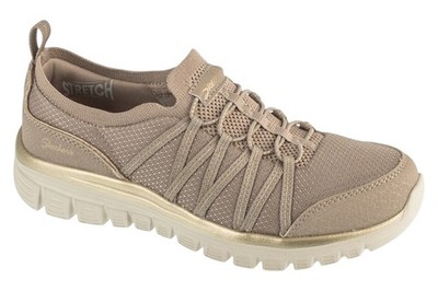 Sneaker Damen, Skechers Graceful - Purecrush, Braun