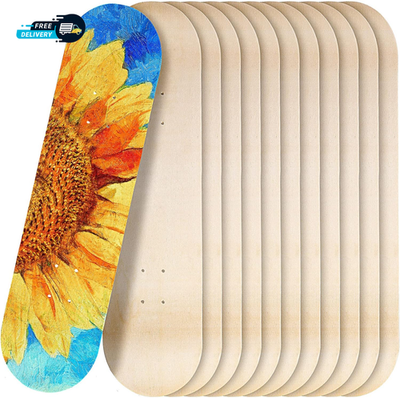 #ad Blank Skateboard Decks Bulk 32 X 8 Inch 7 Ply Maple Wooden Plain Skate $128.17