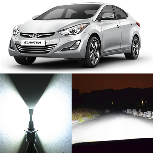 LED High Beam White Headlight Bulb Replacement For 2011-2013 Hyundai Elantra,H1 - Picture 4 of 9