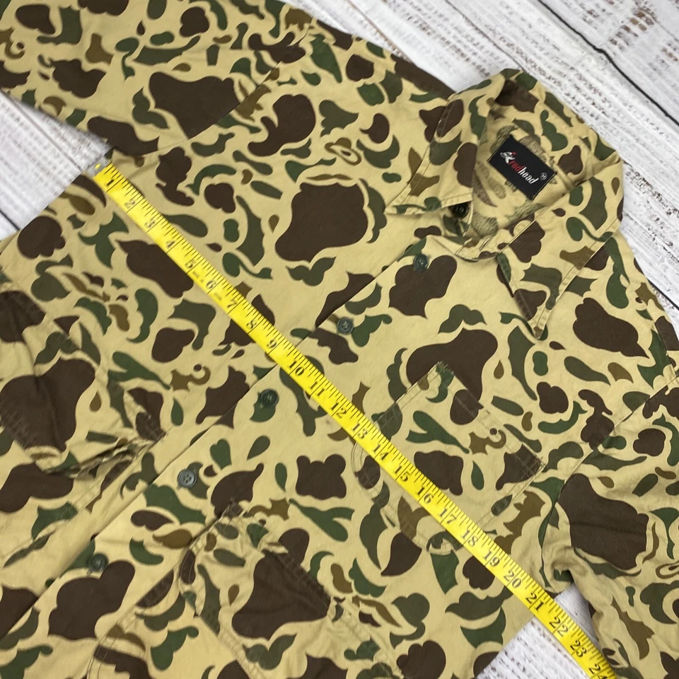 VTG Red Head Duck Camo Jacket Shirt Pants Set Mens Medium Hunting Suit Canvas - Image 4 of 4