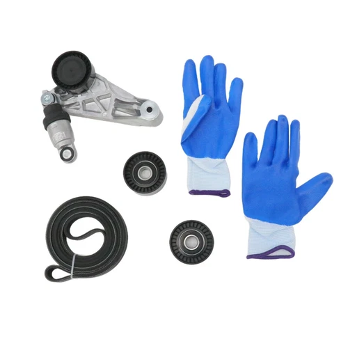 V-Ribbed Belt & Tensioner & Idler Pulley Kit for 2012-2018 JEEP Wrangler JK 3.6L - Picture 20 of 22