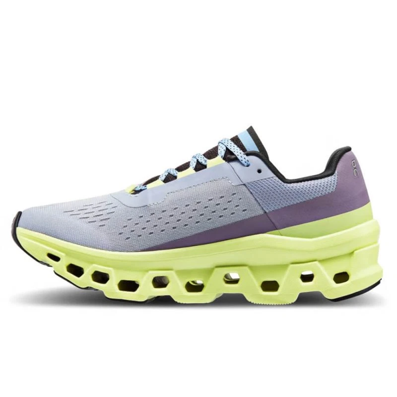 On Running Cloudmonster Women's Running Shoes Nimbus/Hay 61.98242