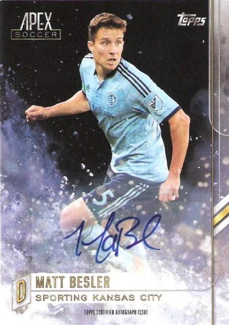 2015 Topps Major League Soccer Apex Certified Autograph Card Authentic Signature - Image 2 of 4