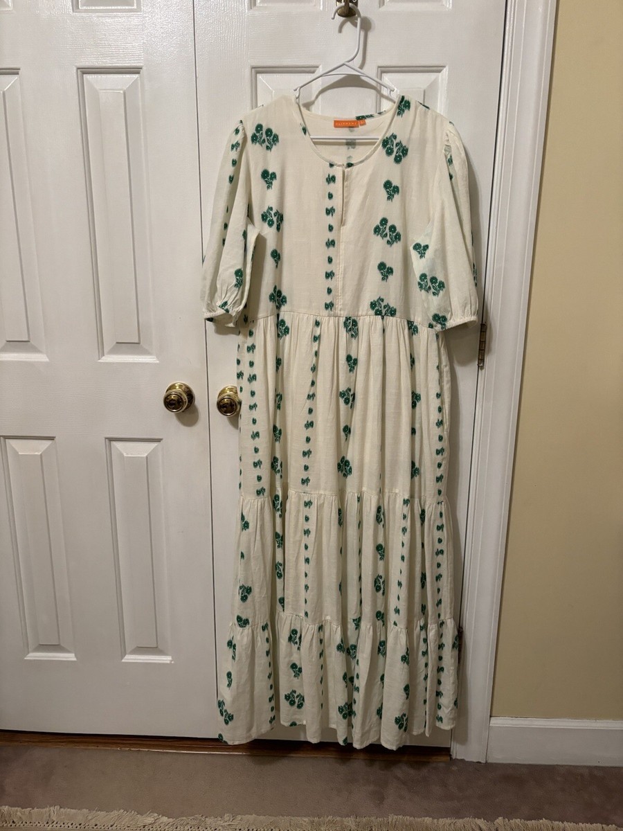 chinese dress ladies Shirt Maxi Dress, Carolina Blue by Oliphant main image 0