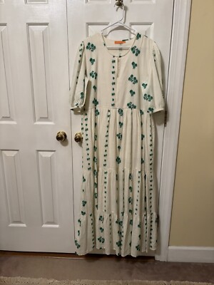 oliphant long sleeve dress Oliphant Size M Pink, Purple & Multi Cotton Abstract Print Long Sleeve Dress   Labels Resale Boutique