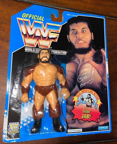 WWF Original Hasbro Giant Gonzales Figure On Card....