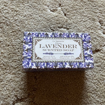 La Saponeria Firenze Lavender Scented Soap 10.5oz Tuscany Italy New
