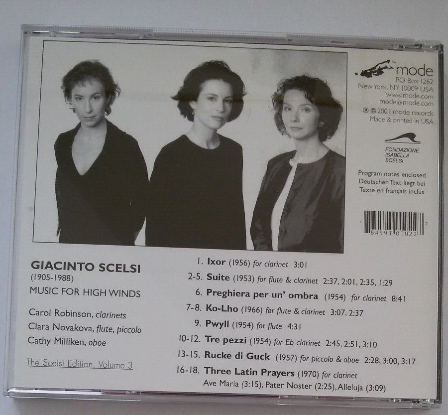 Giacinto Scelsi: Music for high winds - Bild 2 von 2