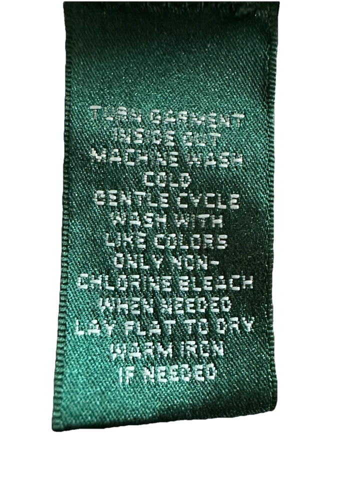 Lauren Ralph Lauren Colorful Floral Pants Size L Elastic Waist Flared Leg - Image 3 of 4