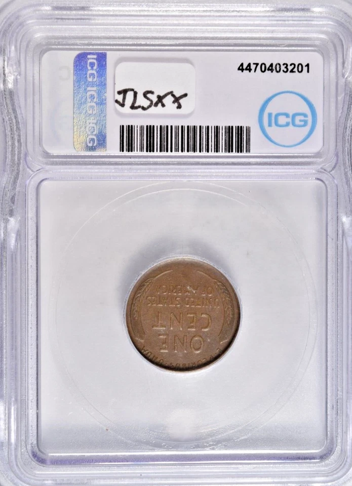 1924-D LINCOLN CENT ~ FRESH SLAB ICG XF45 JUST MISSES AU! - Image 2 of 4
