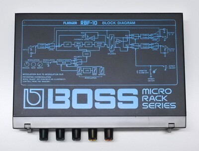 BOSS RBF-10 Flanger Micro Rack Guitar Effects Unit MIJ #12 BOSS RBF-10 Flanger Micro Rack Guitar Effects Unit MIJ #12