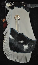 Custom Made Leather Kid's Chinks/Hair On Hide  Chaps 3/4/Quick Ship Made in USA