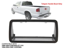 Textured Black Rear Tailgate Handle Bezel for 1994 - 2004 S10 Sonoma 15007219