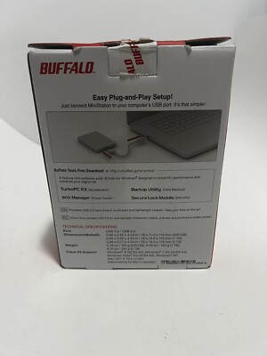 Buffalo Mini Station Ultra-Portable HD-PCFU3 USB 3.0 Hard Drive
