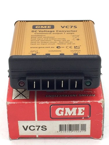 GME DC Voltage Converter VC7S +15V-38V 24V To 13.2V for CB and UHF Radios - Picture 2 of 7