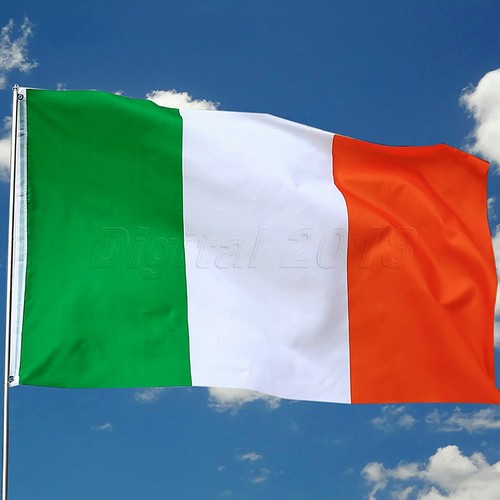 Bandera de Irlanda al aire libre bandera irlandesa 3 x 5 pies bandera de poliéster 90 x 150 cm banderas - Imagen 3 de 5