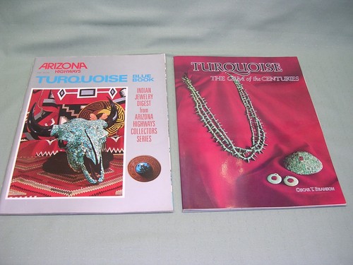 2 Different books on Turquoise Gemstones, including "Turquoise Blue Book"