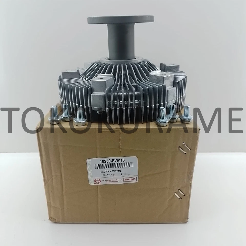 Conjunto de ventilador de embrague para motor Hino 500 FM260JD J08E 16250-EW010 genuino Indonesia Foto 2 de 4