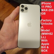 Apple iPhone 11 Pro Max - 256 GB - Silver (Unlocked) for Apple iPhone 11 Pro Max - 256 GB - Silver (Unlocked) for