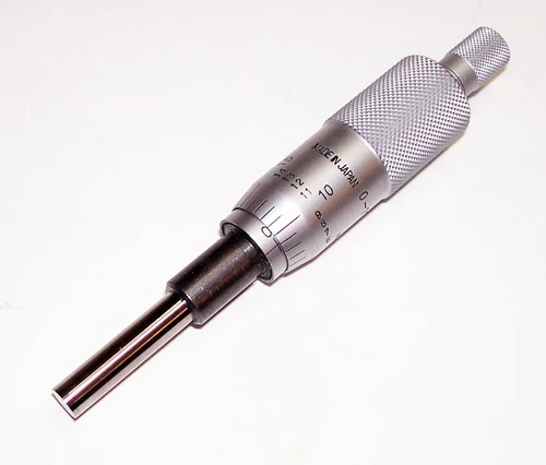 MITUTOYO 150-203 Micrometer Head Carbide Face fits EDM, or Microscope?