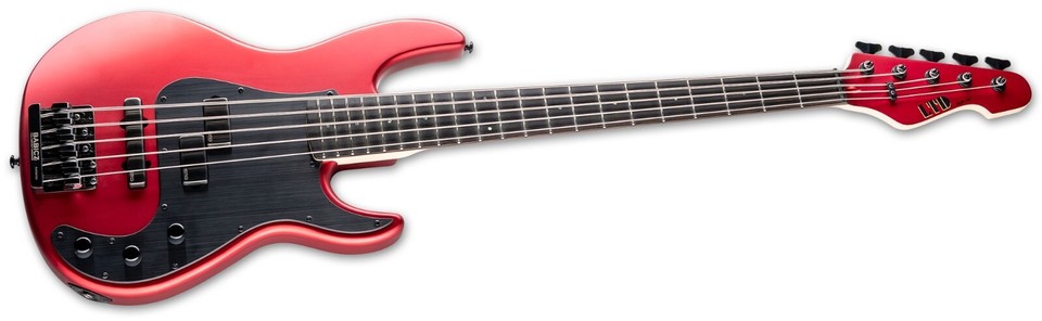 ESP LTD AP-5 Electric Bass Guitar 5-String Candy Apple Red Satin NEW ...