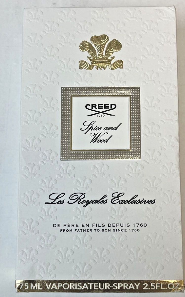CREED Spice And Wood 2.5 Oz Eau De Parfum Spray Unisex box not