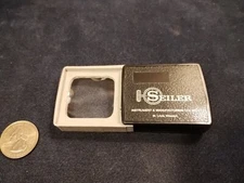 Compact Pocket Magnifier, Pull-type 3x, Seiler Instrument & Mfgt Co., St. Louis,