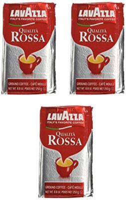 Lavazza Qualita Rossa Ground Coffee Blend,  Assorted Flavor Names , Sizes 