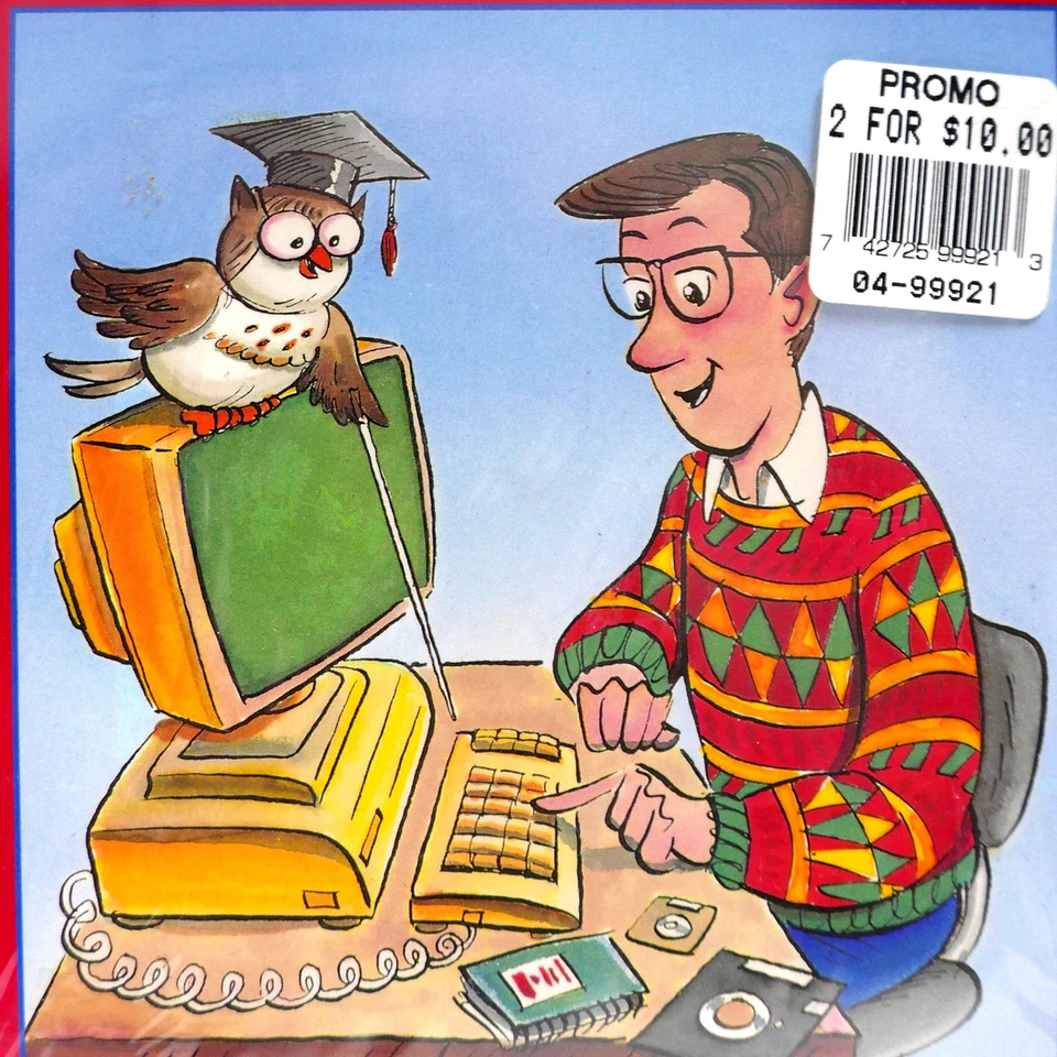 Vintage Broderbund Let's Learn Word Perfect DOS 3.50" Floppy Disc SEALED NOS - Image 2 of 4