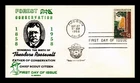 Dr Jim Stamps Forest Conservation 1958 First Day Cover C George Thermograph