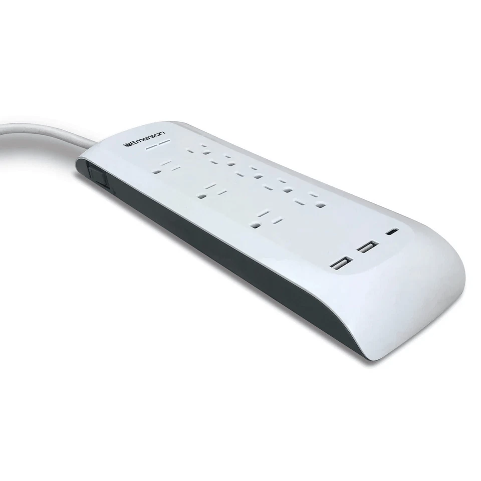 Система зарядки Emerson 11-в-1 с несколькими розетками защита от перенапряжений - Изображение 4 из 4