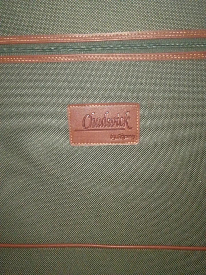 Bagagem de viagem Skyway Chadwick vintage verde e marrom - Imagem 2 de 4