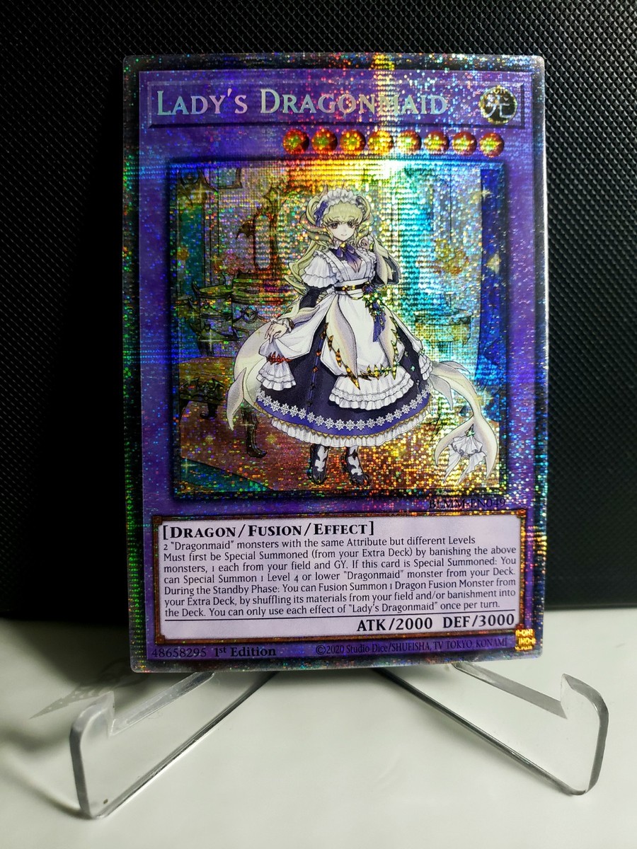 遊戯王 BLMM-EN049 ドラゴンメイド・ラティス Lady&#39;s Dragonmaid (英語版 1st Edition スターライトレア) Battles of Legend：Monster Mayhem 0226946_blmm-en049-ladys-