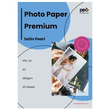 Satin Photo Paper for Inkjet Printer, Premium Pearl Luster Finish 11 x 17 Siz...