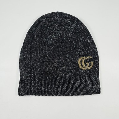 Gucci Double G Strickmütze (L) 124786643