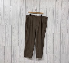 Perry Ellis Portfolio dress pants mens size 38x30 straight leg regular fit brown