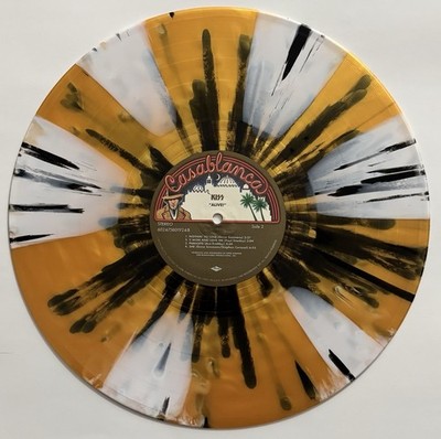 KISS - Alive! 2xLP White/Gold w/Black Splatter Vinyl 50th