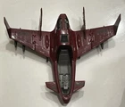 1986 GI Joe Cobra Terror Drome Firebat Jet Plane Incomplete For Parts or Rebuilt